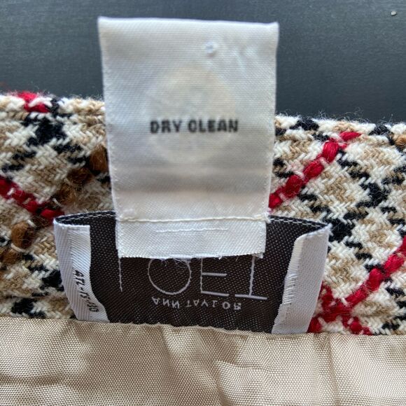 Plaid Pleated Short Skirt - Women's Size 8 Petite - Picture 4 of 5